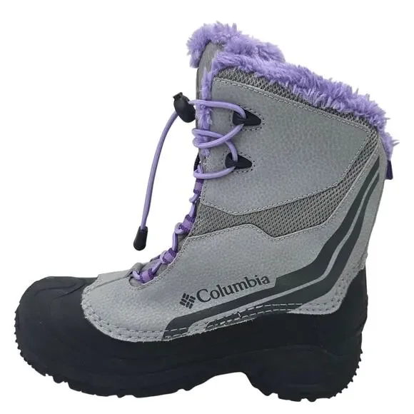 Columbia Winter Boots 400G Insulation Waterproof Bugaboot Plus IV Youth Girls 6 - Picture 1 of 8